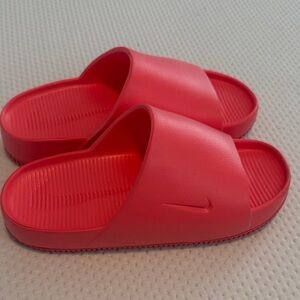 Nike coral Slide Sandals